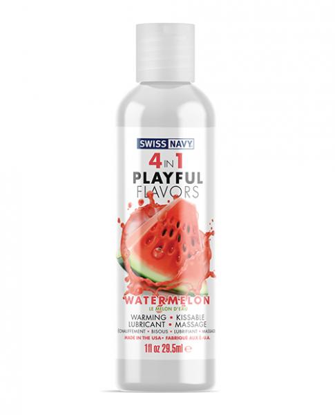 Swiss Navy 4 In 1 Playful Flavors Watermelon 1 Oz