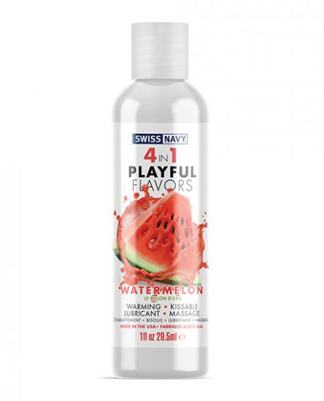 Swiss Navy 4 In 1 Playful Flavors Watermelon 1 Oz