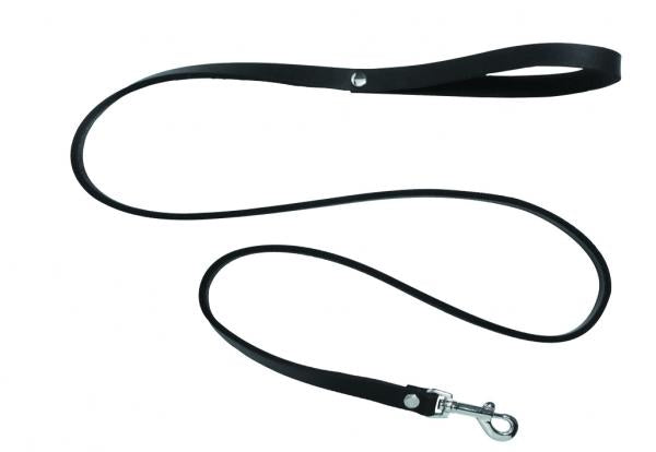 Extremeline Leather Leash 4 Ft Black