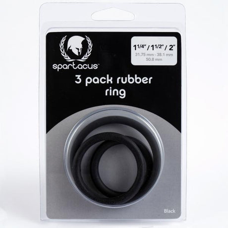 Rubber C Ring Set Black