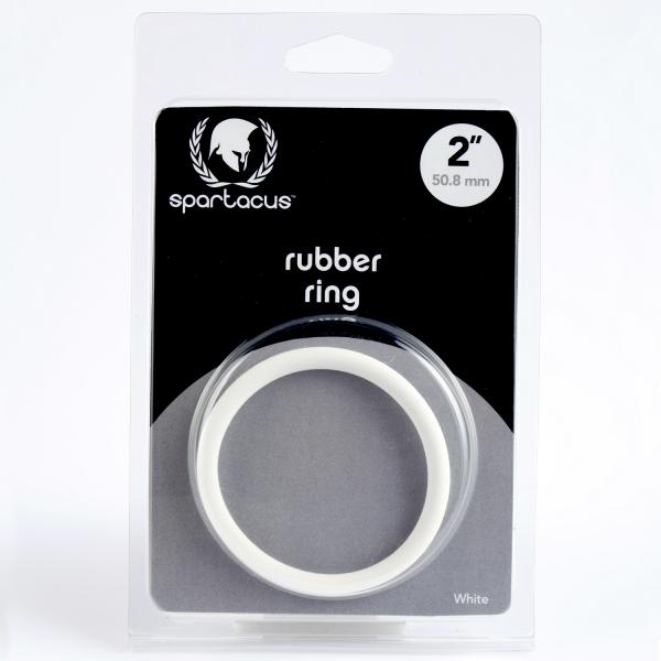 Rubber 2 Inch C Ring White