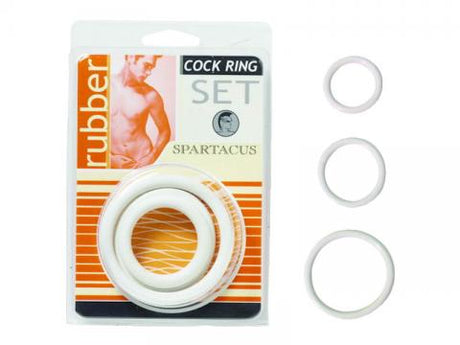 Rubber C Ring Set White