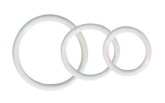 Rubber C Ring Set White