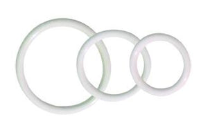 Rubber C Ring Set White