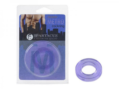 Elastomer Metro Cock Ring Purple