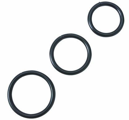 Black Steel O Ring Set