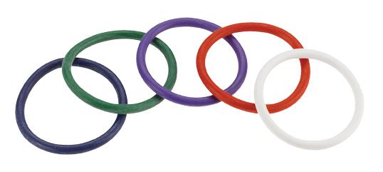 Rainbow Rubber C Ring 5 Pack 2 Inch