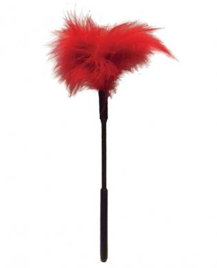 Feather Ticklers 7 Inches Red