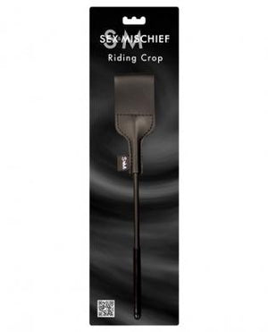 Sex & Mischief Riding Crop Black