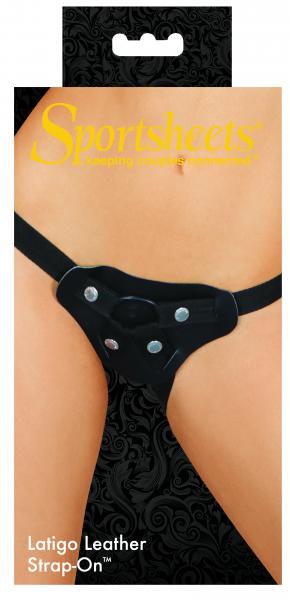 Latigo Leather Harness By Sportsheets