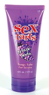 Sex Tarts Grape Soda Flavored Lubricant 6 Fl Oz.