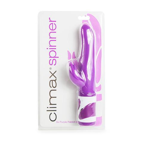 Climax Spinner 6 X Purple Rabbit Style Vibrator