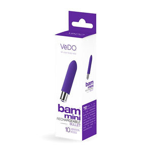 Vedo Bam Mini Bullet Vibrator Indigo Purple
