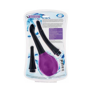 Cloud 9 Fresh + Deluxe Anal Soft Tip Enema Douche 3 Soft Nozzle Tips