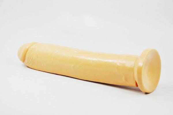 Cloud 9 10 Inches Dong Suction Cup Beige