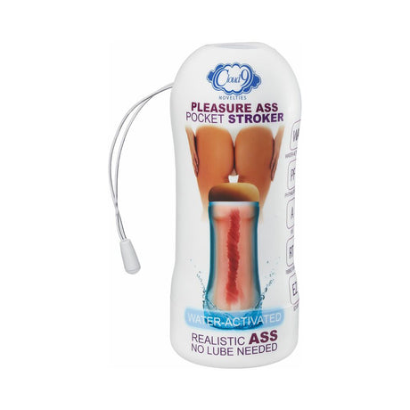 Cloud 9 Pleasure Anal Pocket Stroker Water Activated Beige