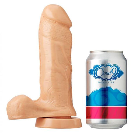 Delightful Dong 7 Inches Balls Beige