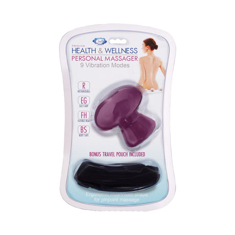 Cloud 9 Health & Wellness Teal Personal Mushroom Massager