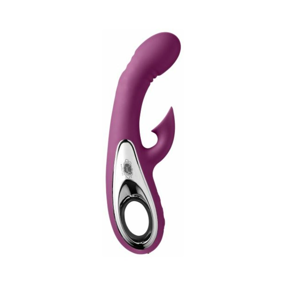 Cloud 9 Health & Wellness Rechargeable G Spot Slim 7in Dual Motors Aqua Blue