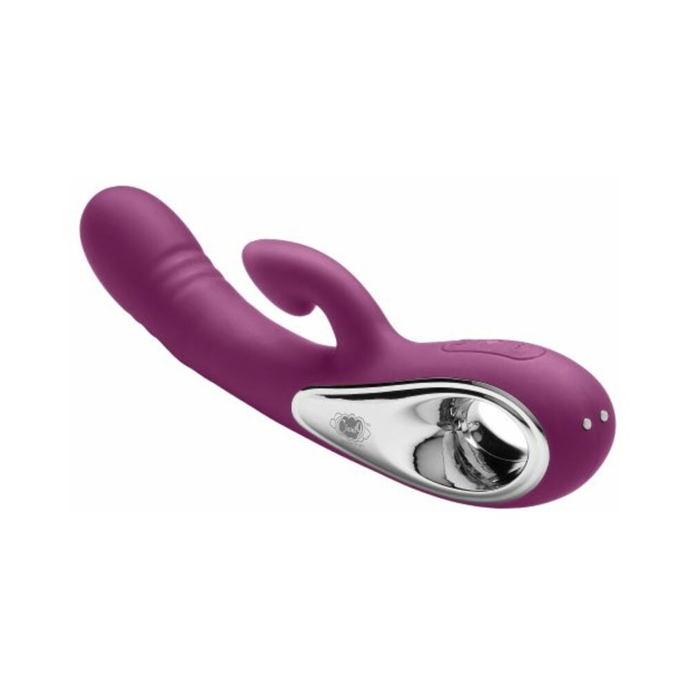 Cloud 9 Health & Wellness Rechargeable G Spot Slim 7in Dual Motors Aqua Blue