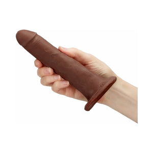Cloud 9 Dual Density Real Touch Dong 6 Inches With Balls Tan