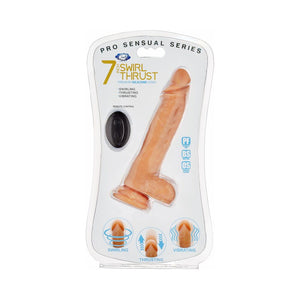 Cloud 9 Dual Density Real Touch 7 Inches Dong With Balls Brown