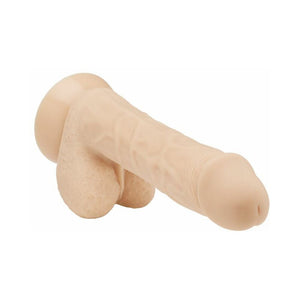 Cloud 9 Dual Density Real Touch 7 Inches Dong Without Balls Brown