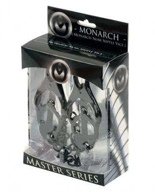 Monarch Noir Nipple Vice Black Metal Clamps