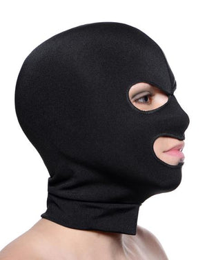 Facade Spandex Hood With Eyes And Mouth Holes Black O/S