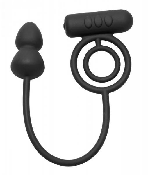 Voyager Vibrating C Ring & Anal Stimulator